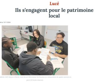 Des élèves s’engagent pour le patrimoine local