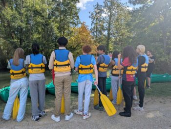 Semaine d’intégration des élèves de seconde – sortie canoë