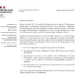 Lettre aux parents de la Psy EN EDO